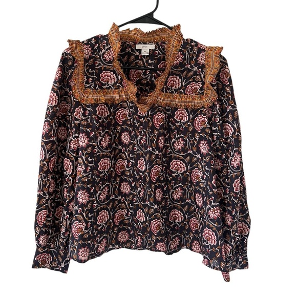 Anthropologie Othilia Sera Ruffled Boho Blouse - Picture 6 of 7